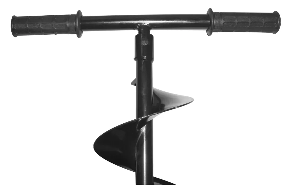 Earth auger "ZI-ELB70", with 3 drill bits, green/black