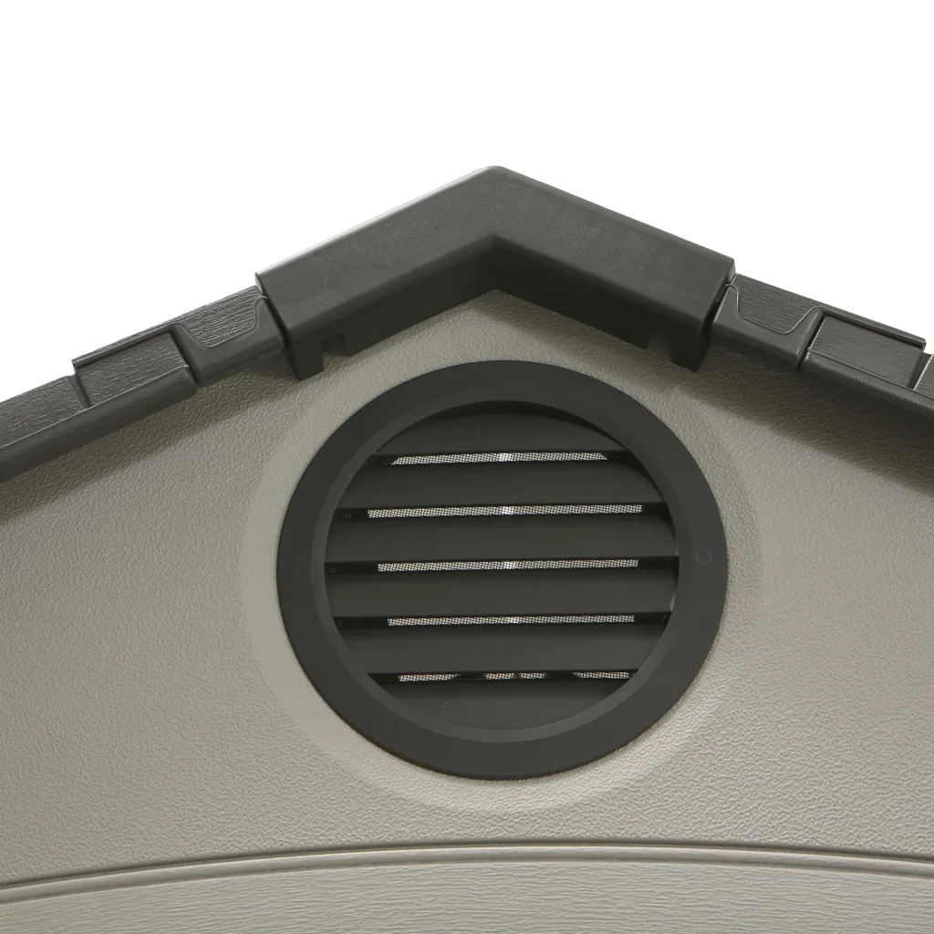 Plastic tool shed Garden Villa light grey, 457x244x244 cm