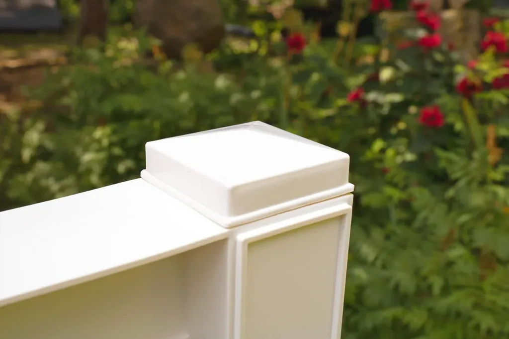 Jardinière avec treillis 100 cm, blanc