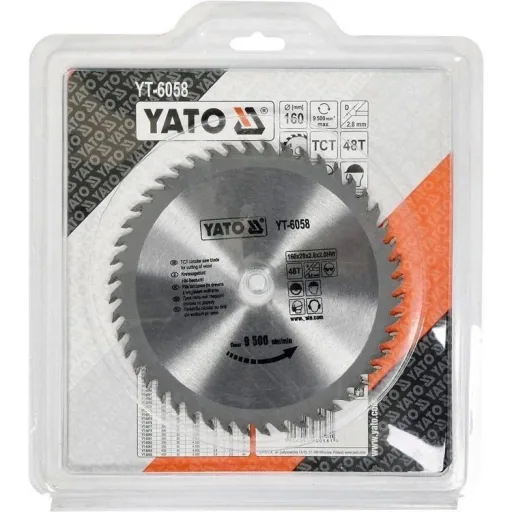 NL circular saw blade Ø160 mm - 48 T - inner diameter 20 mm