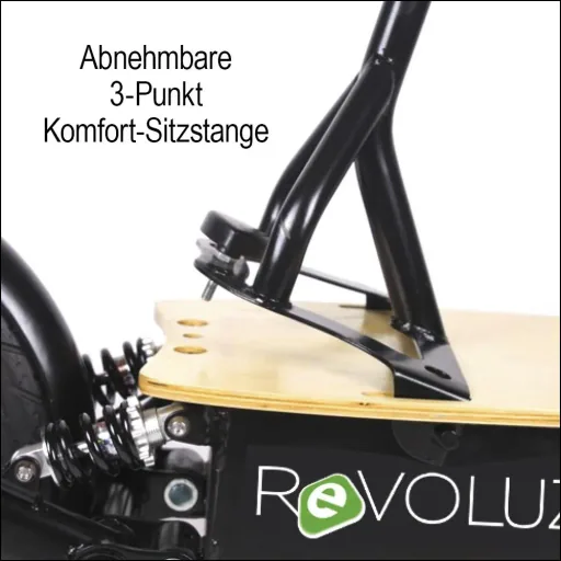 E-Roller "Revoluzzer" Basic 20 km/h schwarz