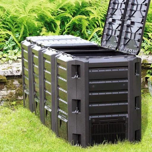 Schwarz 1200L composter 198x72x83cm