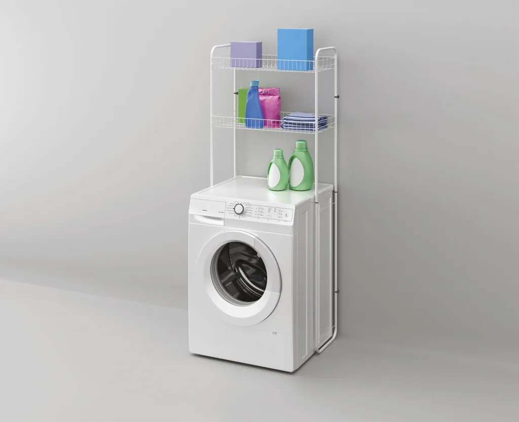 Sky-Wash washing machine shelf