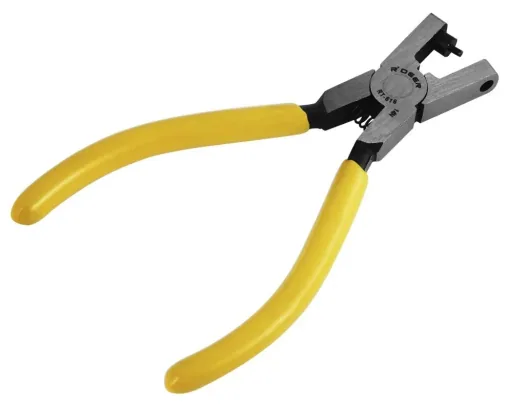 Hole punch with spring