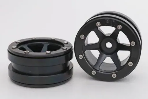 Beadlock Wheels PT-Slingshot Schwarz/Schwarz 1.9 (2 St.)