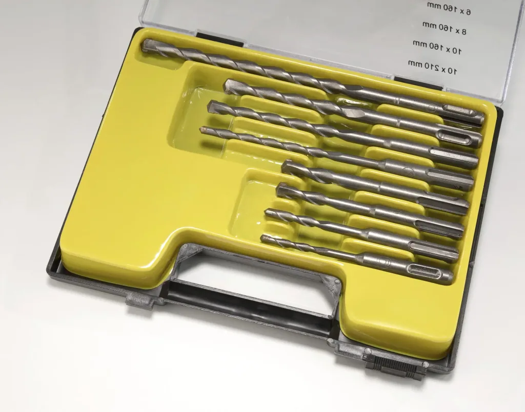 SDS Plus hammer drill bit set 8-piece