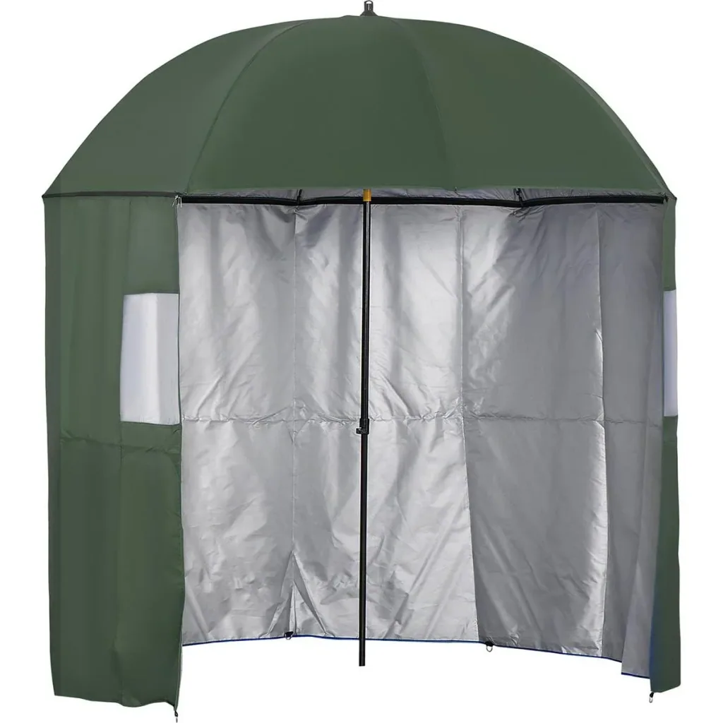 Parasol with side walls - Blue - 2 x 2.2 m