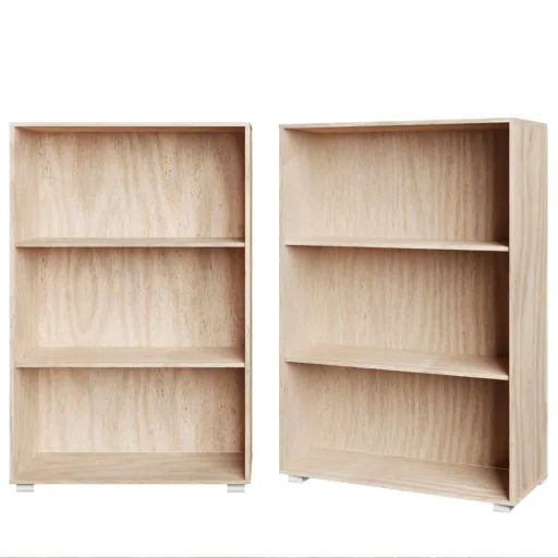 Bookcase "Vela" oak - 3 shelves