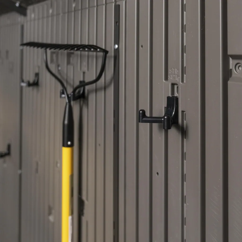 Plastic tool shed Galaxy dark grey, 244 x 457 x 244 cm