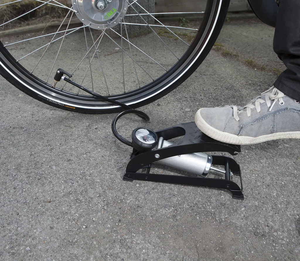 Foot air pump, 1 cylinder