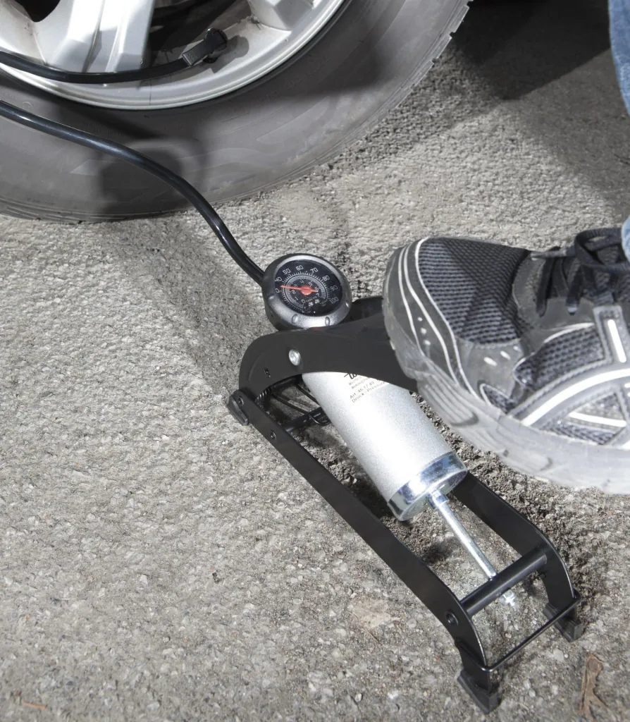 Foot air pump, 1 cylinder