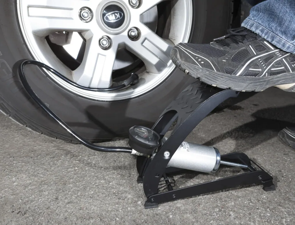 Foot air pump, 1 cylinder