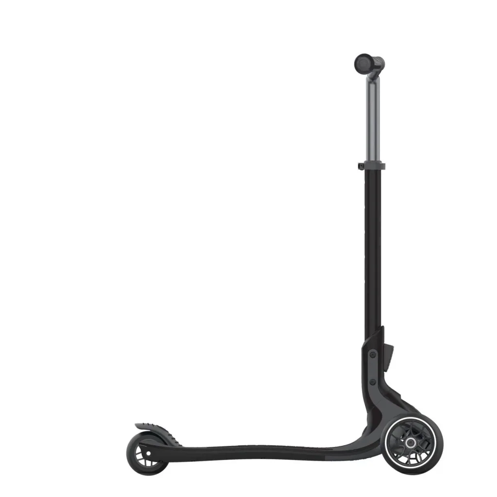 ULTIMUM LIGHTS scooter, 125/90 mm extra wide, ABEC 7, 3-wheel, height-adjustable, LED light module, grey