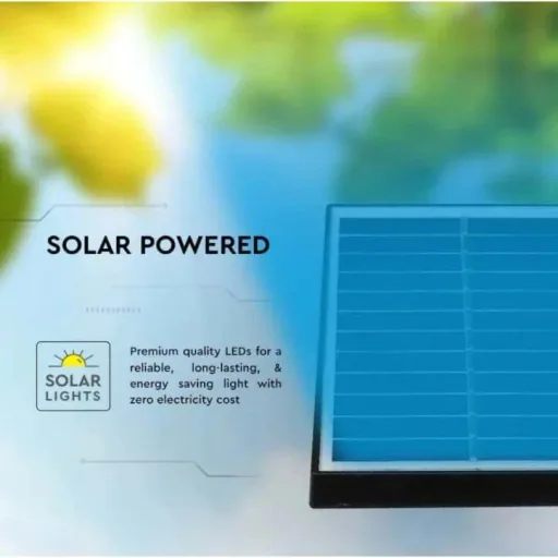 VT-952 Solar lamp with ground spike - 3000K - IP65