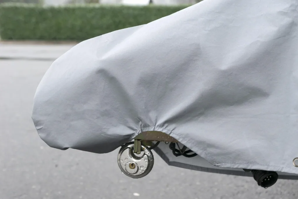 Drawbar cover for trailers, caravan drawbars and similar.