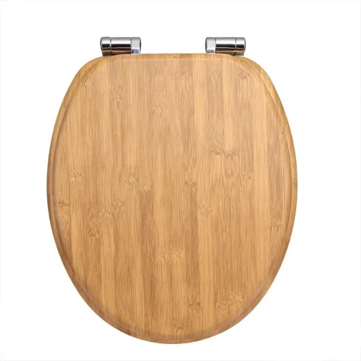 MDF toilet seat bamboo with soft close