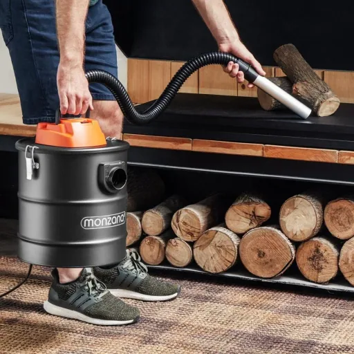 Ash vacuum cleaner black/orange 1200 watts