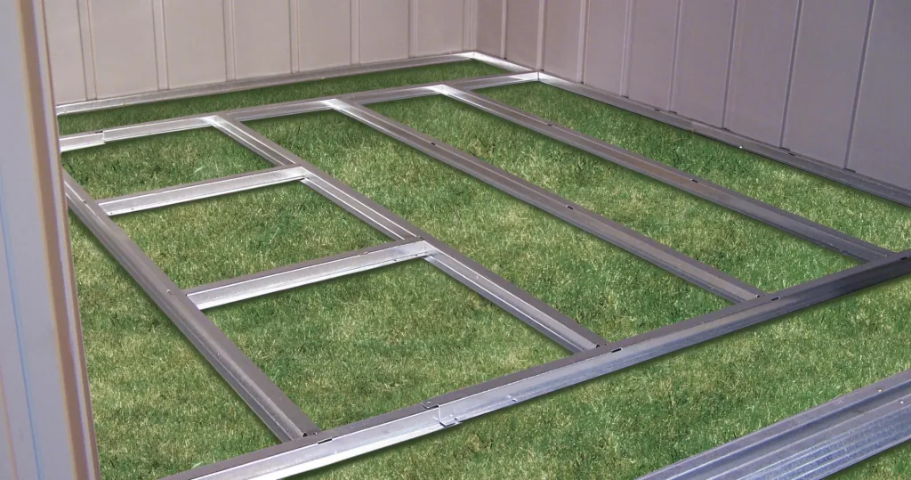 Floor frame for tool shed FB 5465