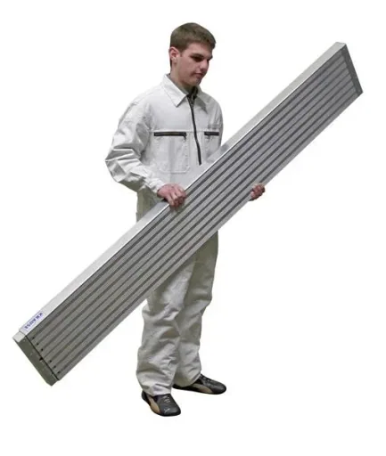 Teleboard telescopic aluminum plank extendable from 2.04 to 3.5 m length