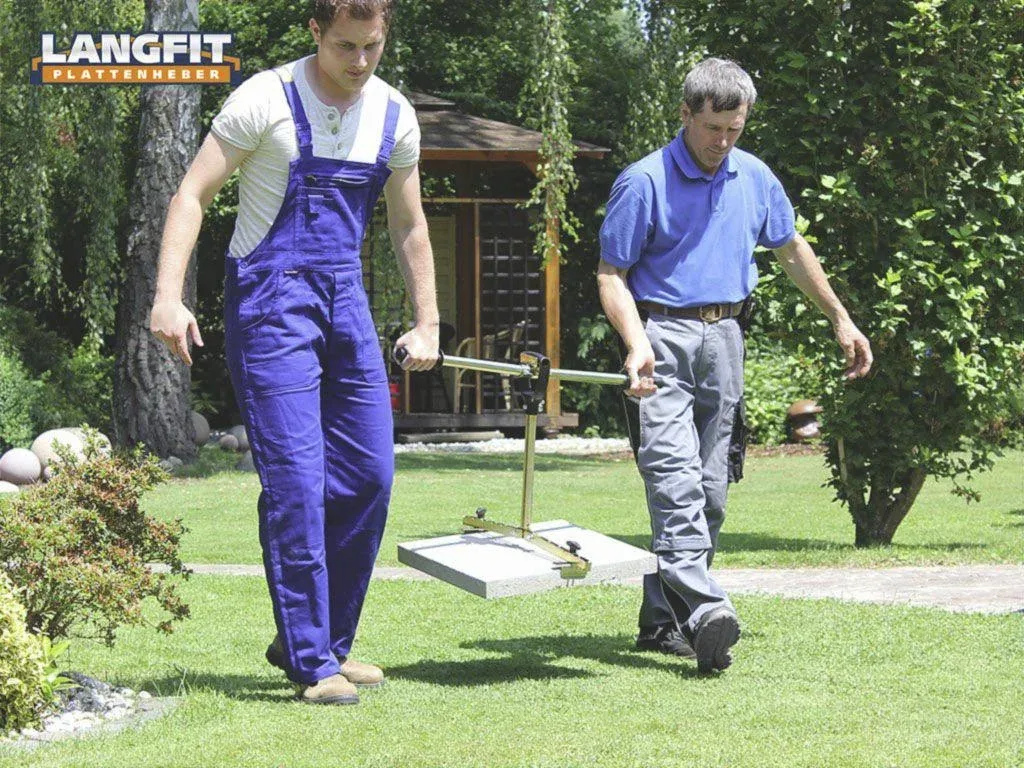 Plate lifter carrying arm for 2 people
