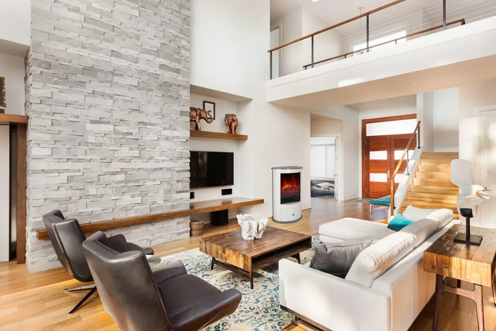 Electric fireplace "Vienna II", white