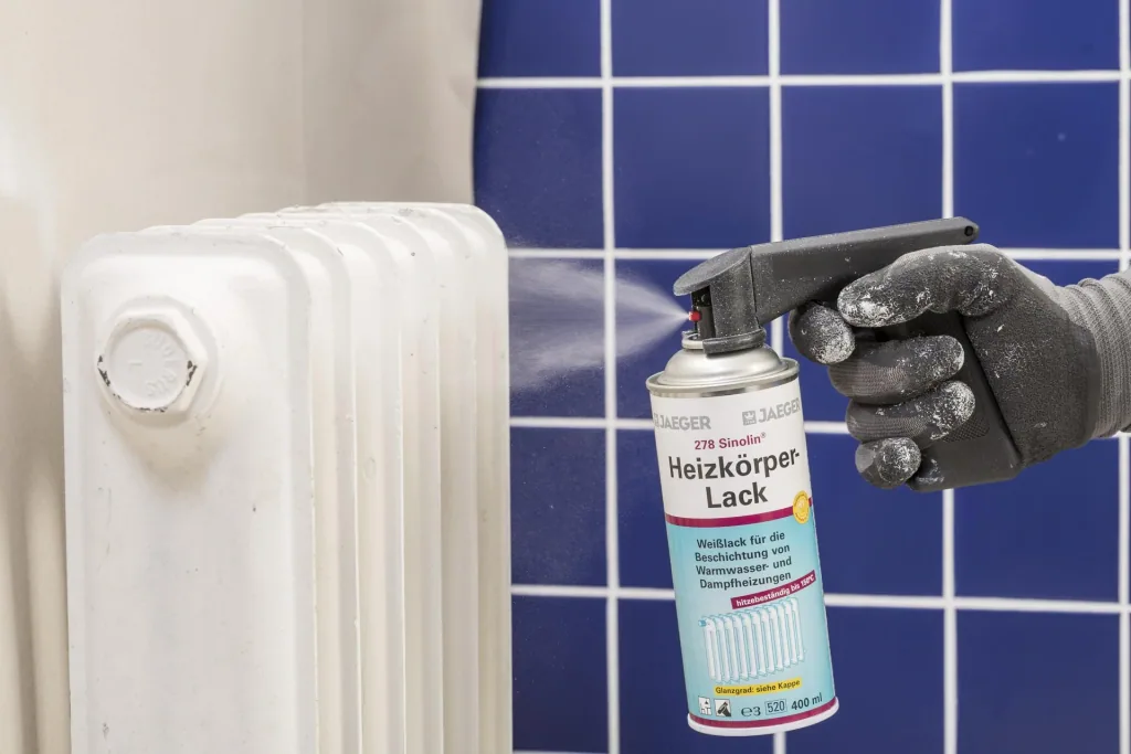 Radiator paint spray 400 ml, white high-gloss
