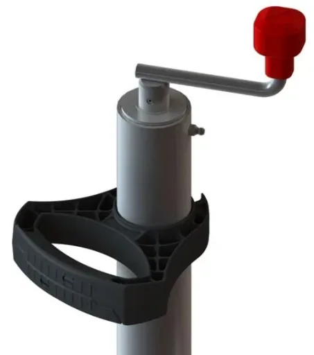 Maneuvering handle for support wheel, Ø 48 mm
