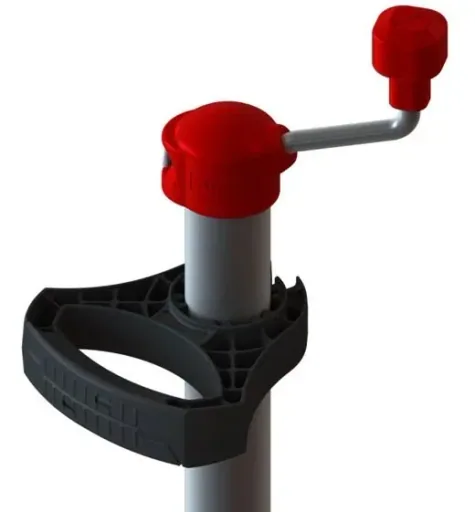 Maneuvering handle for support wheel, Ø 48 mm