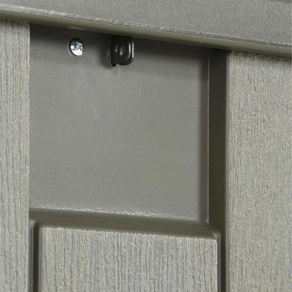 Coffre de rangement 570 L Gris 150.7×71.9×69.1 cm – coffre de rangement résistant aux intempéries en HDPE
