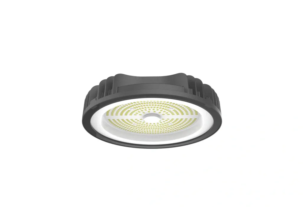 LED high bay light 200 watts, 23000 lumens, power controller, neutral white