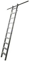 Steps shelf ladder with 6 steps and 2 hooks