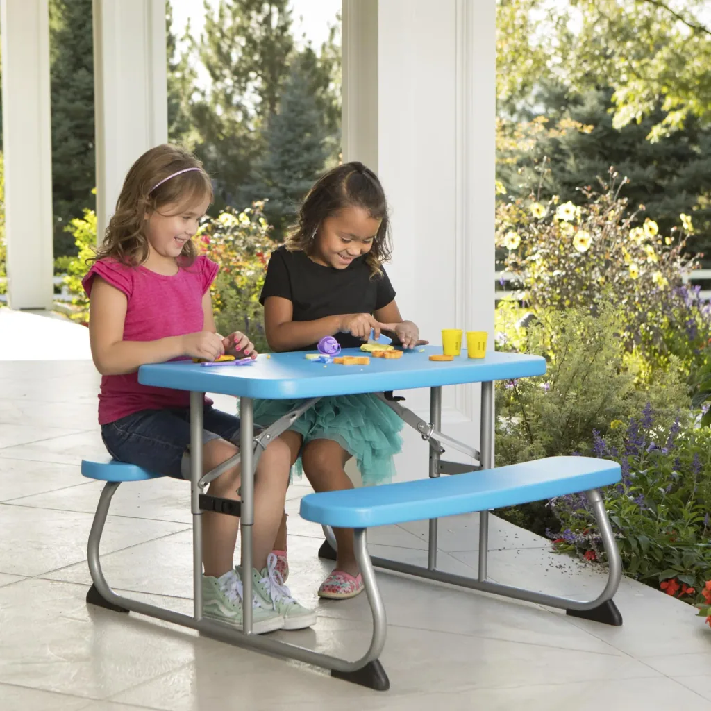 Table de pique-nique pour enfants Lifetime bleue