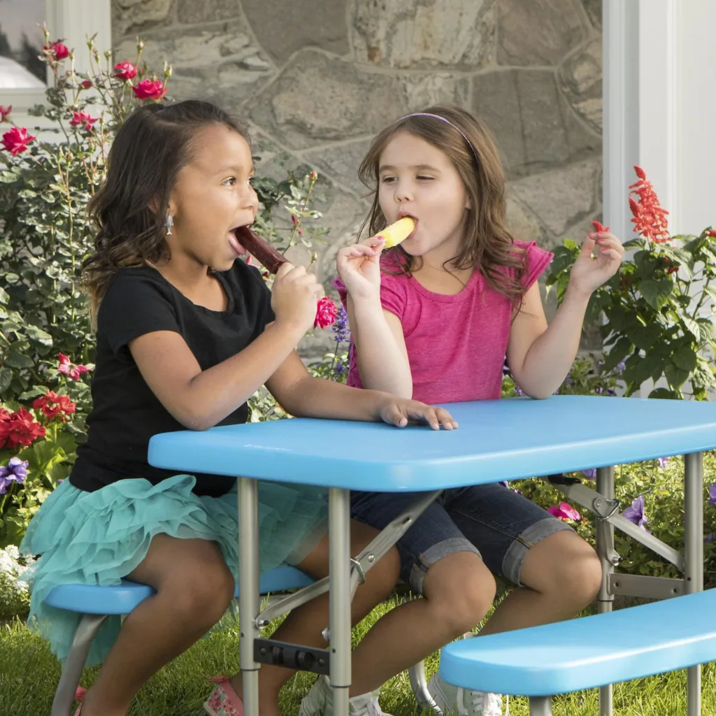Table de pique-nique pour enfants Lifetime bleue
