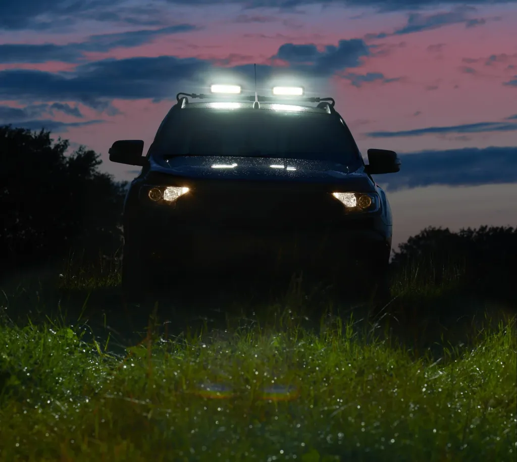 COB-LED floodlight "Power battery spotlight"