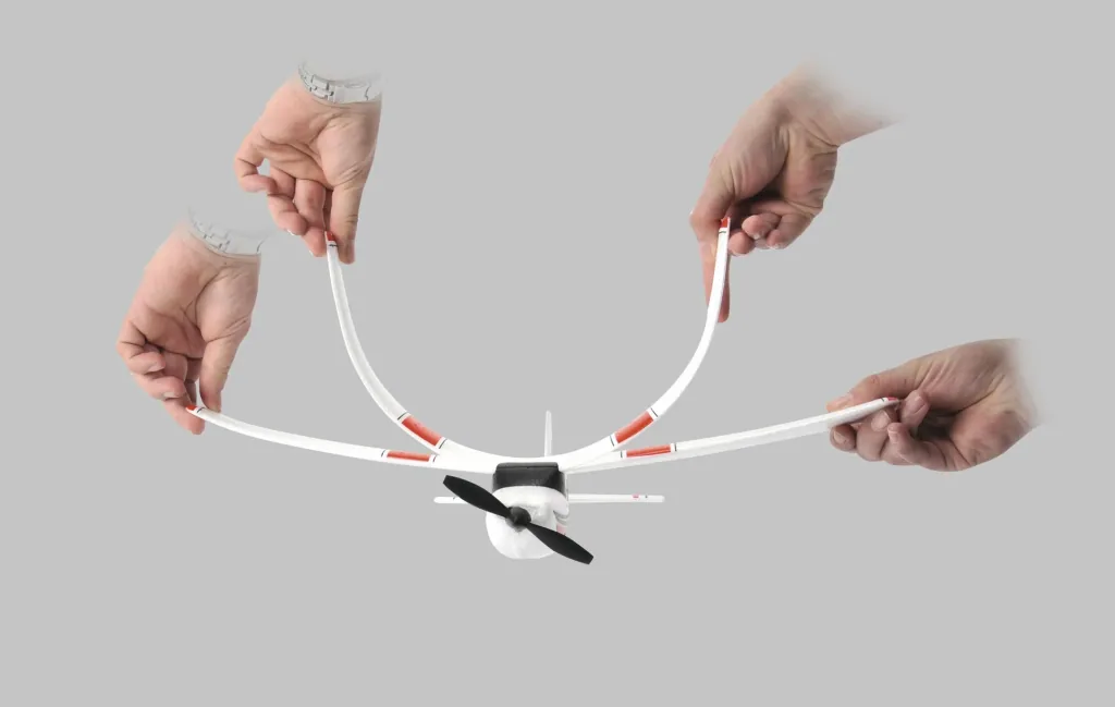 Hand-held glider sports aircraft