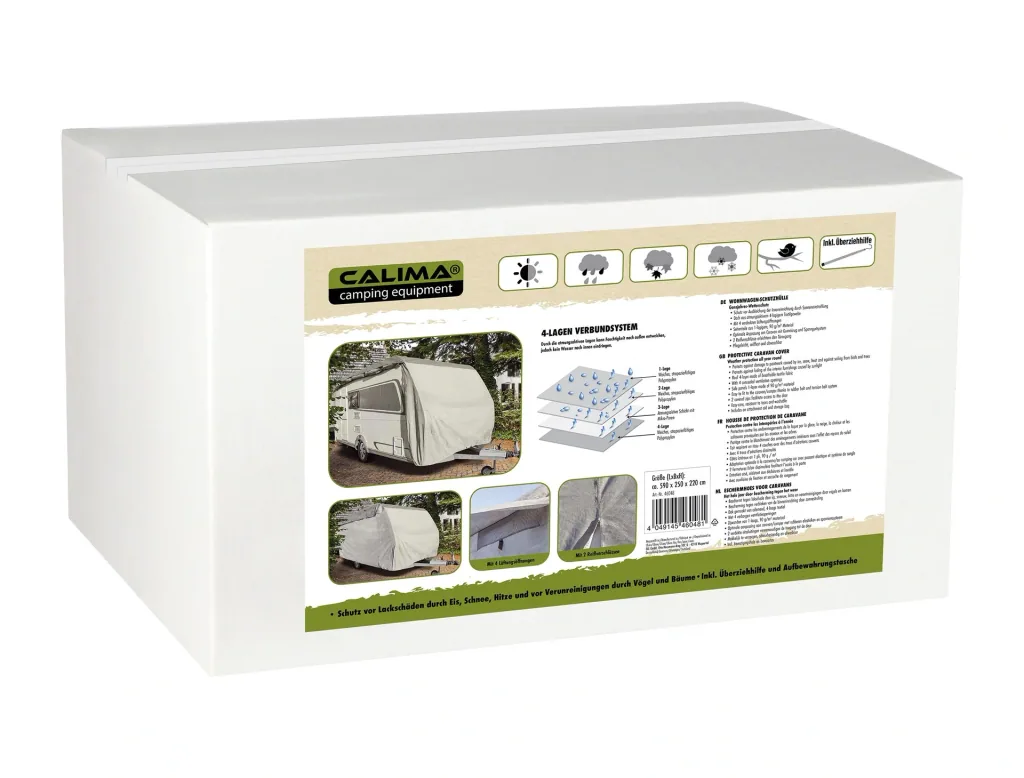 Caravan protective cover approx. 590 x 250 x 220 cm