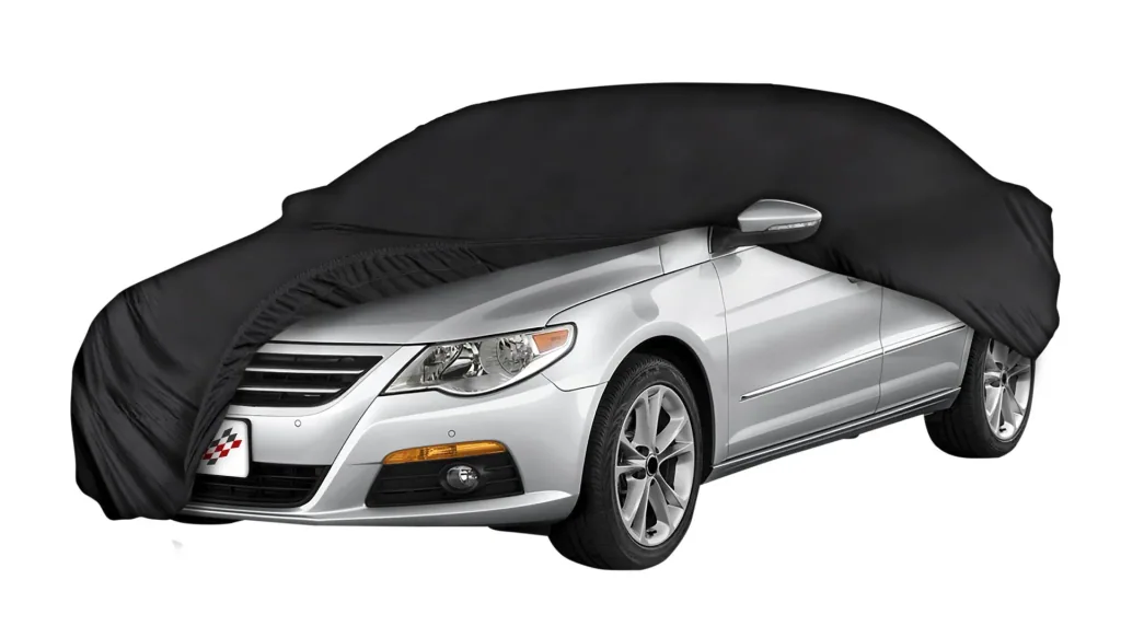 Car cover indoor soft - size 5 - 441x510x155cm - PES - elastane
