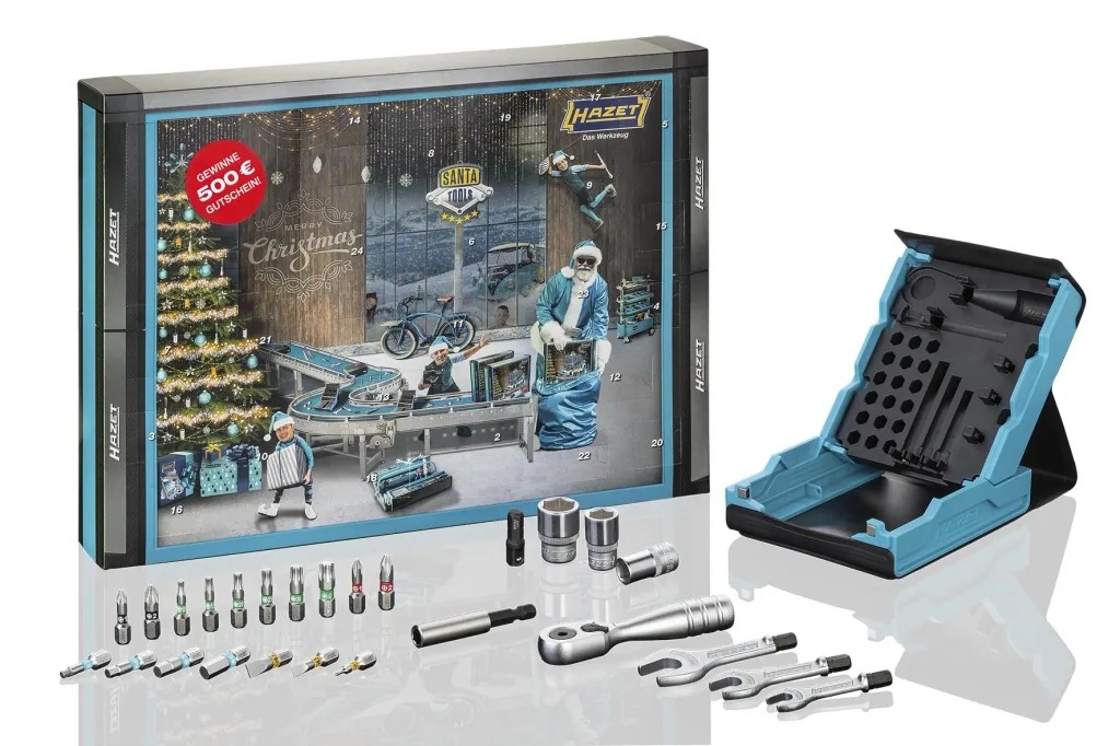 Advent calendar "SANTATOOLS", 28 pieces