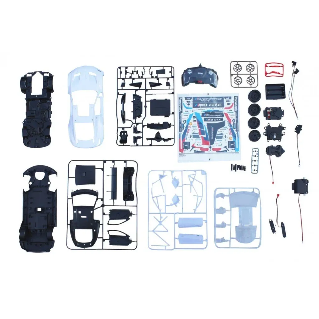 BMW M8 GTE 1:18 white 2.4GHz kit