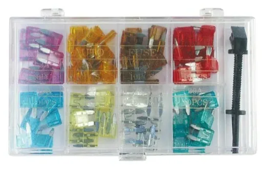 Mini blade fuses in a set