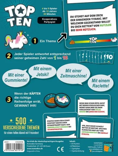 Top Ten - Party Game