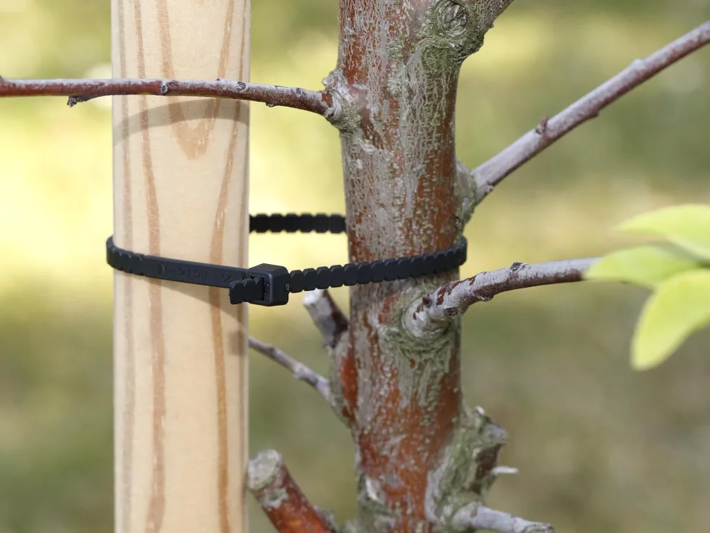 Twist Cable Ties, Black, 200 x 4.6 mm