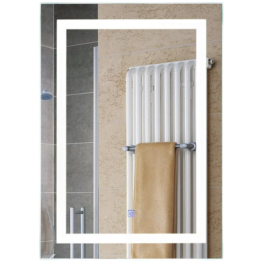 Wall mirror LED bathroom mirror light mirror 60 x 80 x 4cm