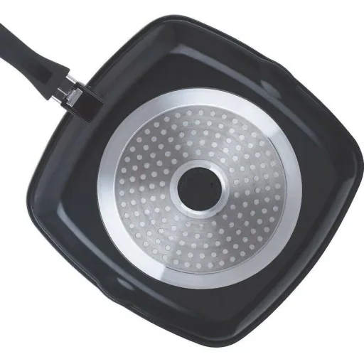 Grill pan - with lid - 28cm - Black
