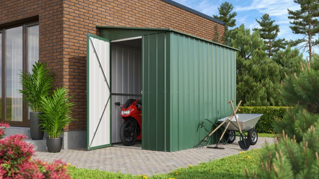 Lean To 58 tool shed, jade
