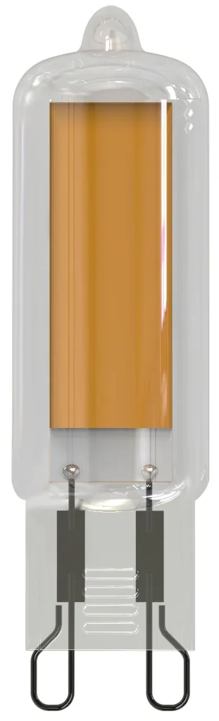 Filament retro LED with 4 watts, G9, warm white, 470 lumens, clear