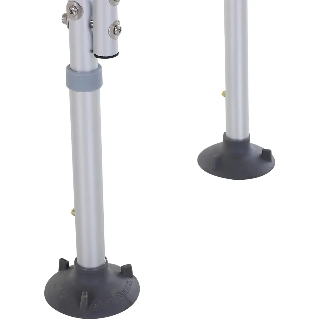Shower chair with handle and backrest