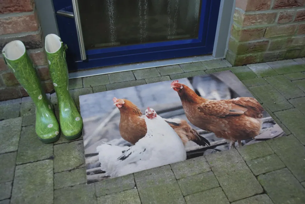 Doormat with photo print