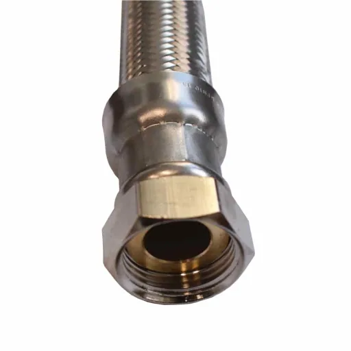 Flexible Inox DN25, Panzerflex 1 Pouce, 800mm, Eau Potable DVGW