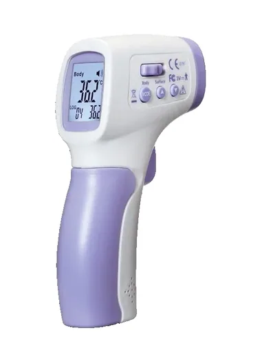 Infrared thermometer for surface and body temperature